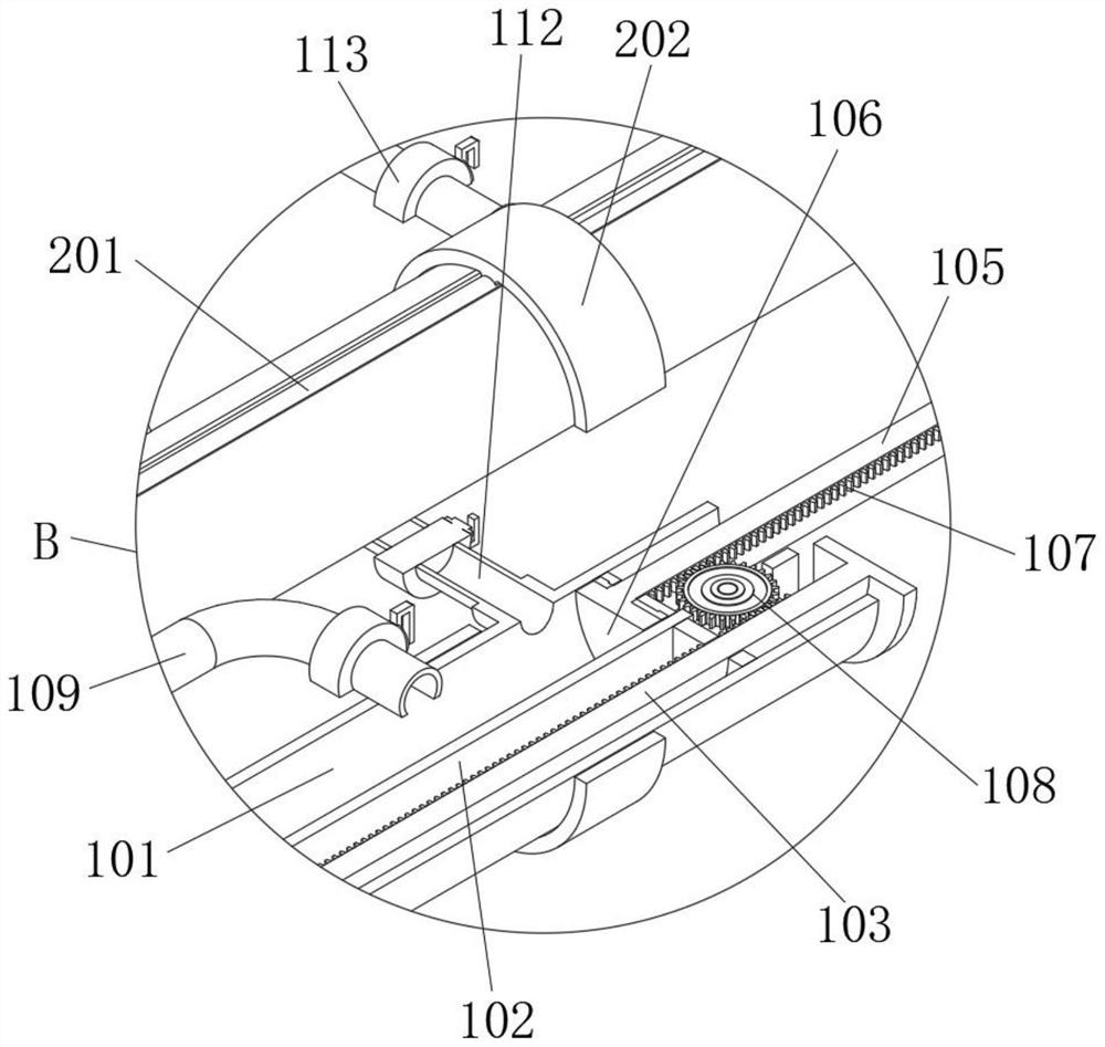 Gynecological tumor cleaning device with graded flushing structure