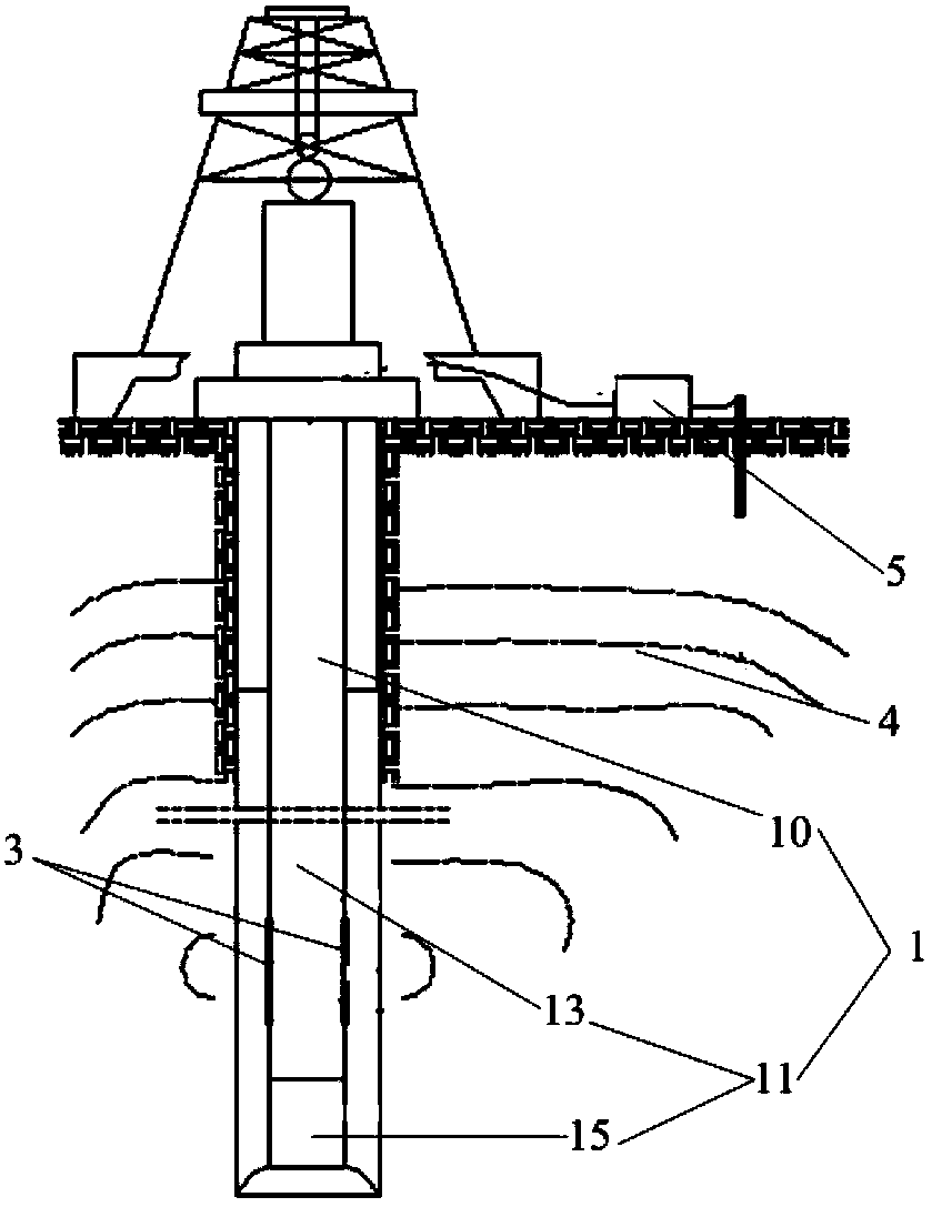 Underground measurement information transmission system