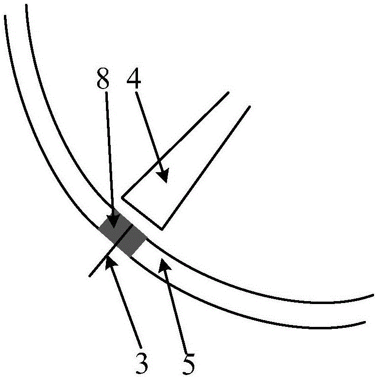 Blade tip clearance real-time measurement system and method based on constant voltage alternating current discharge