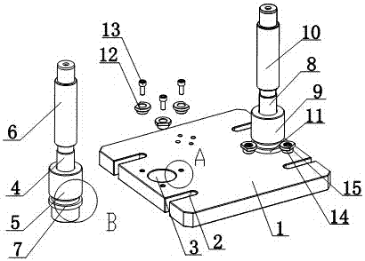 Sleeved type spring steel wire brush adjusting device