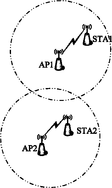 Rapid dynamic power control method for reducing WLAN interference