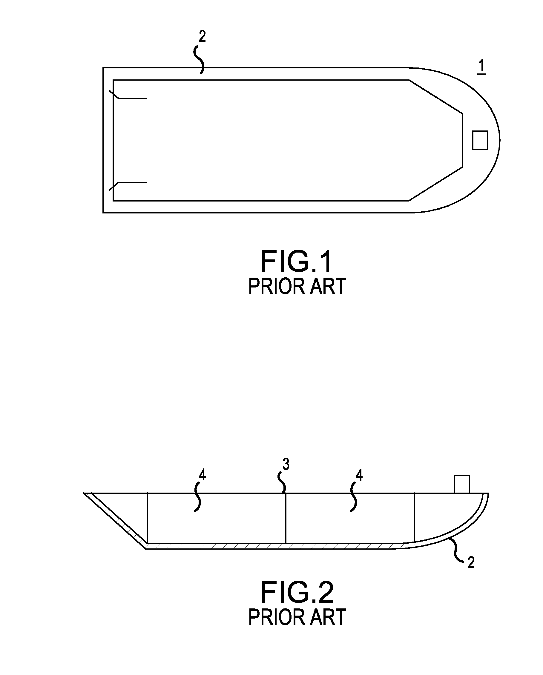 Recessed barge design