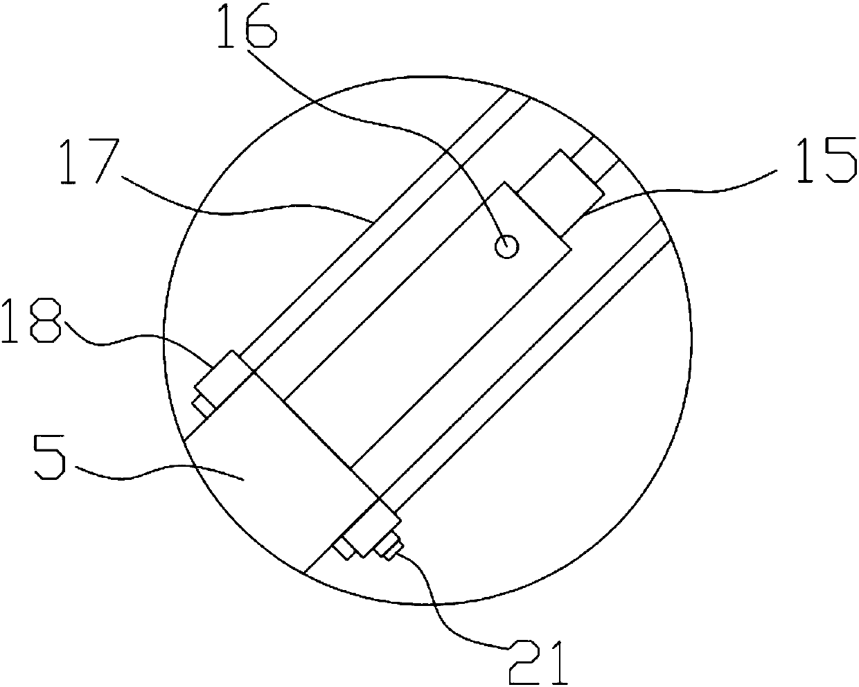 Large pipeline inner wall welding tool