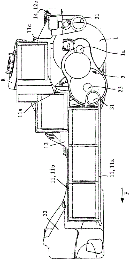 Electrically driven axles of a double-track vehicle