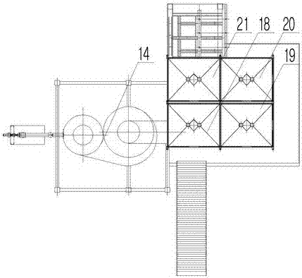 Using method of heat storage, boiling, burning, precipitation and purification device for VOCs waste gas absorbed solid waste