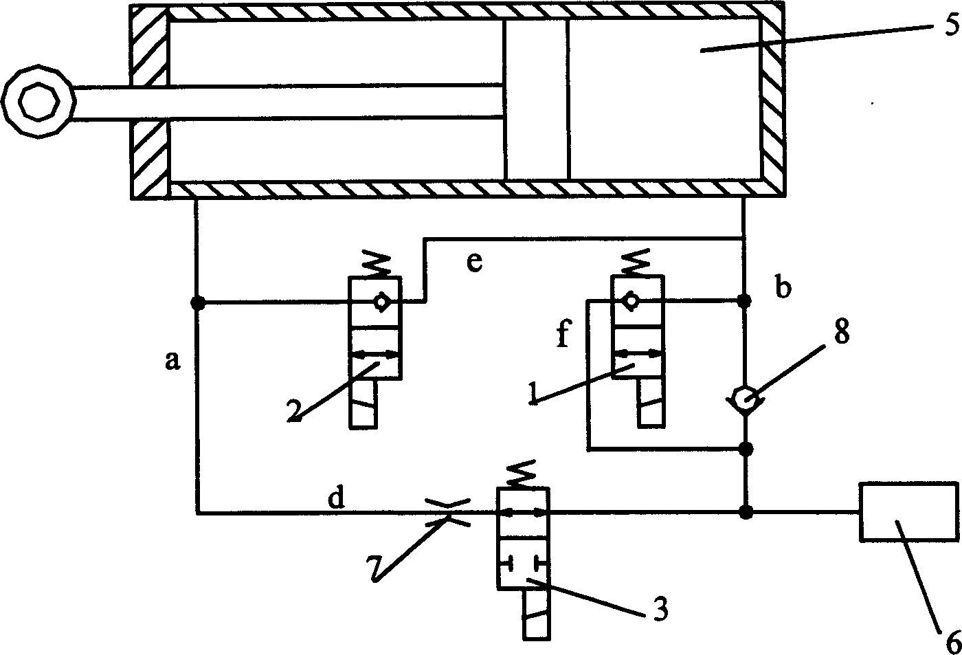 Vehicle hydraulic damper with actively adjustable damping for semiactive suspension