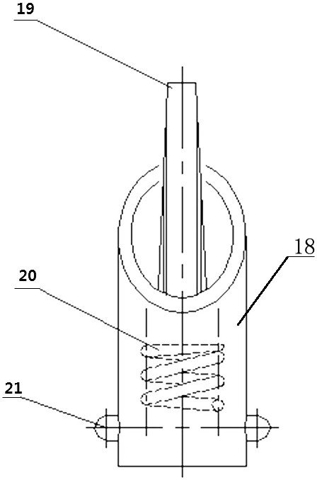 Clamp special for steel shovel polishing and process