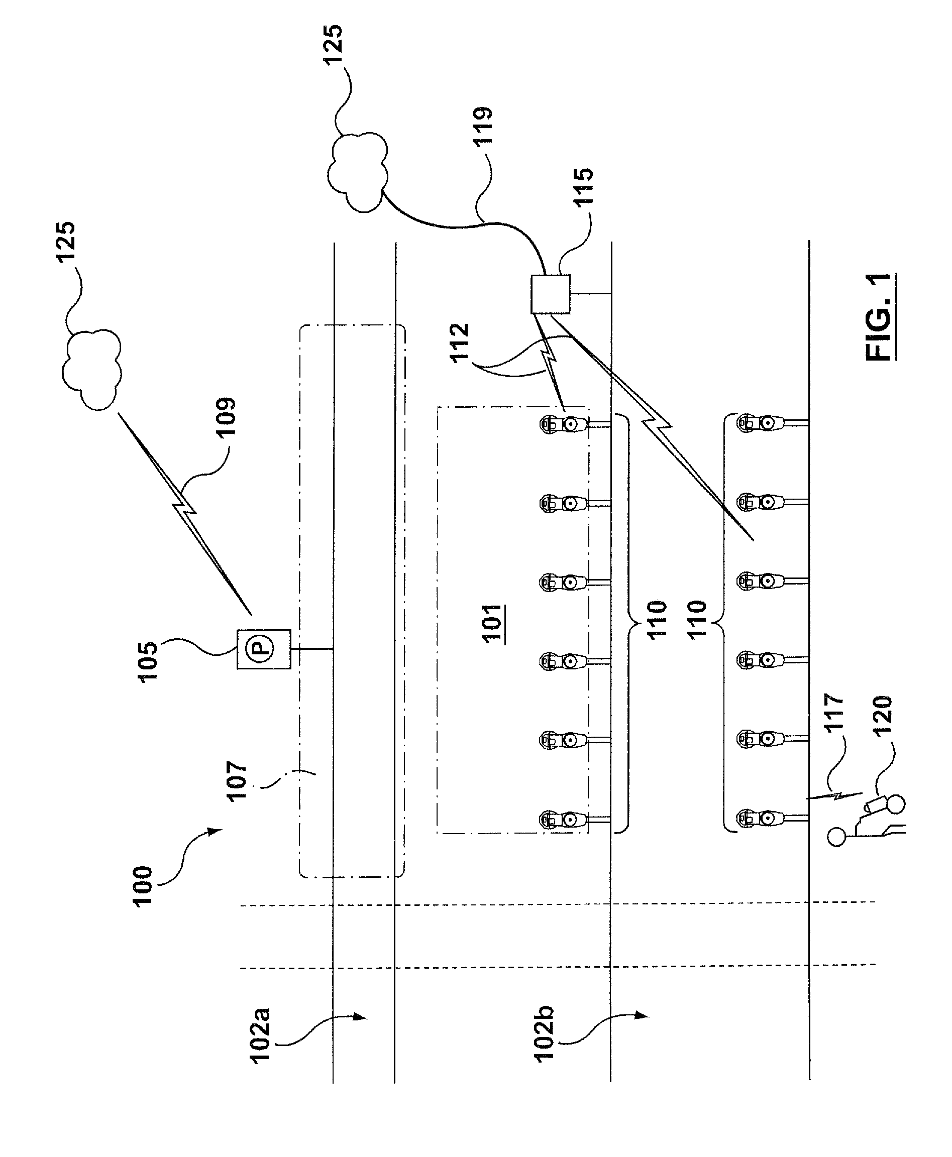 Data collection system for electronic parking meters