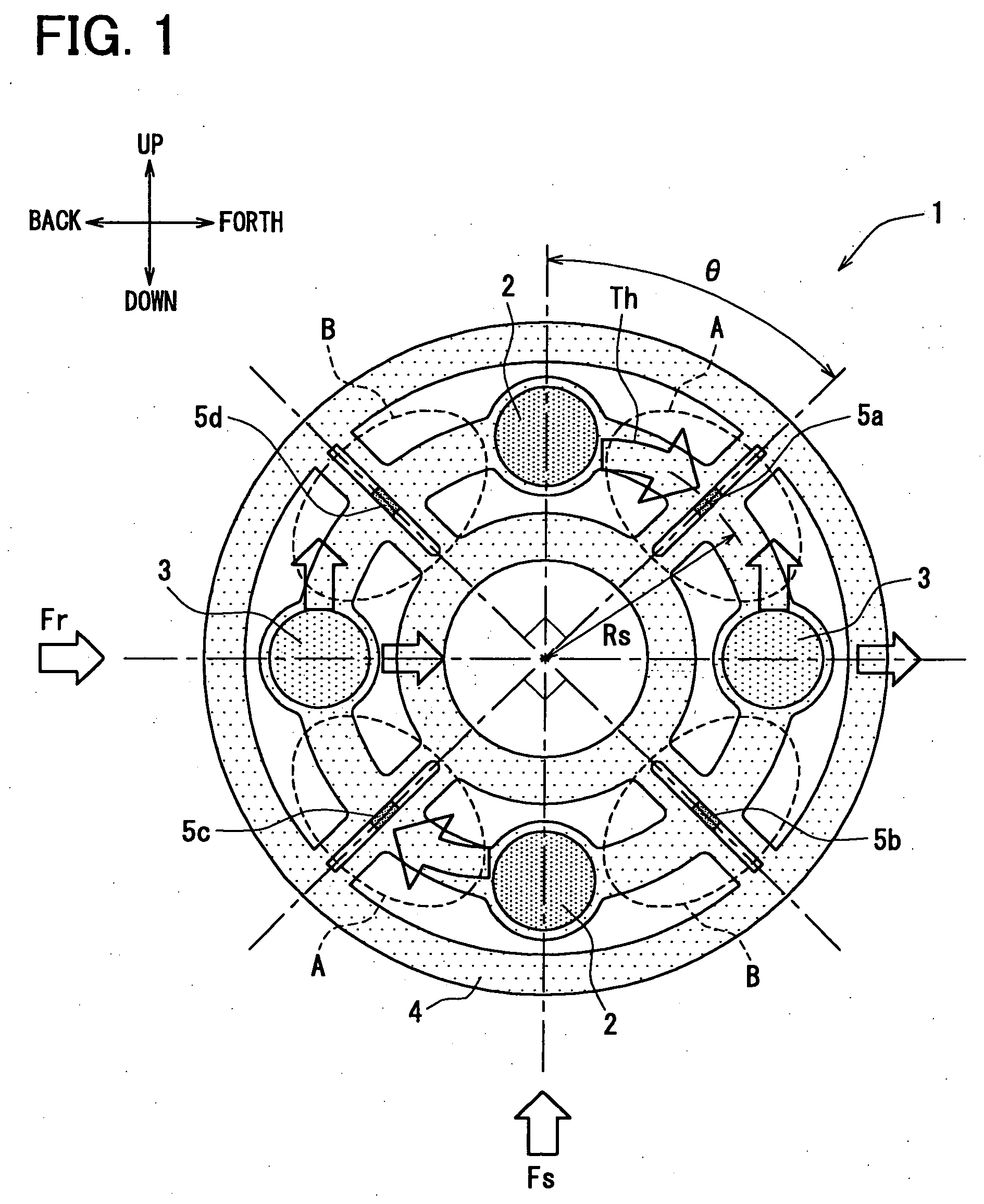 Device and method for detecting force acting on tire