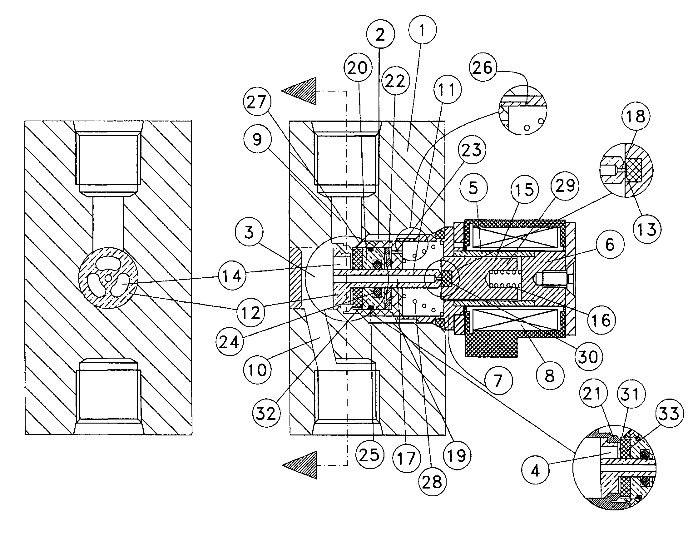 Solenoid isolation valve