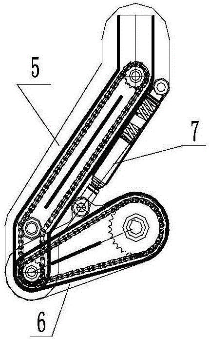 High-ground-clearance four-wheeled tillage machine