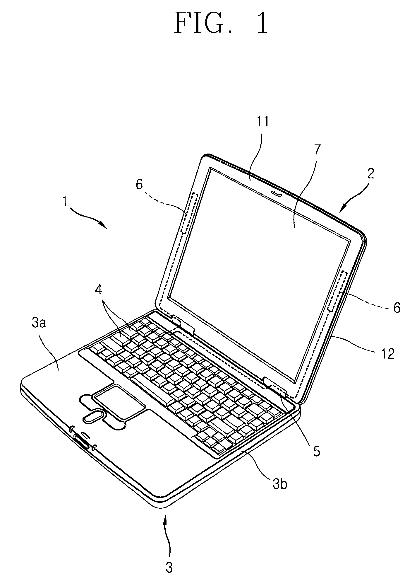 Multi-band antenna and notebook computer with built-in multi-band antenna