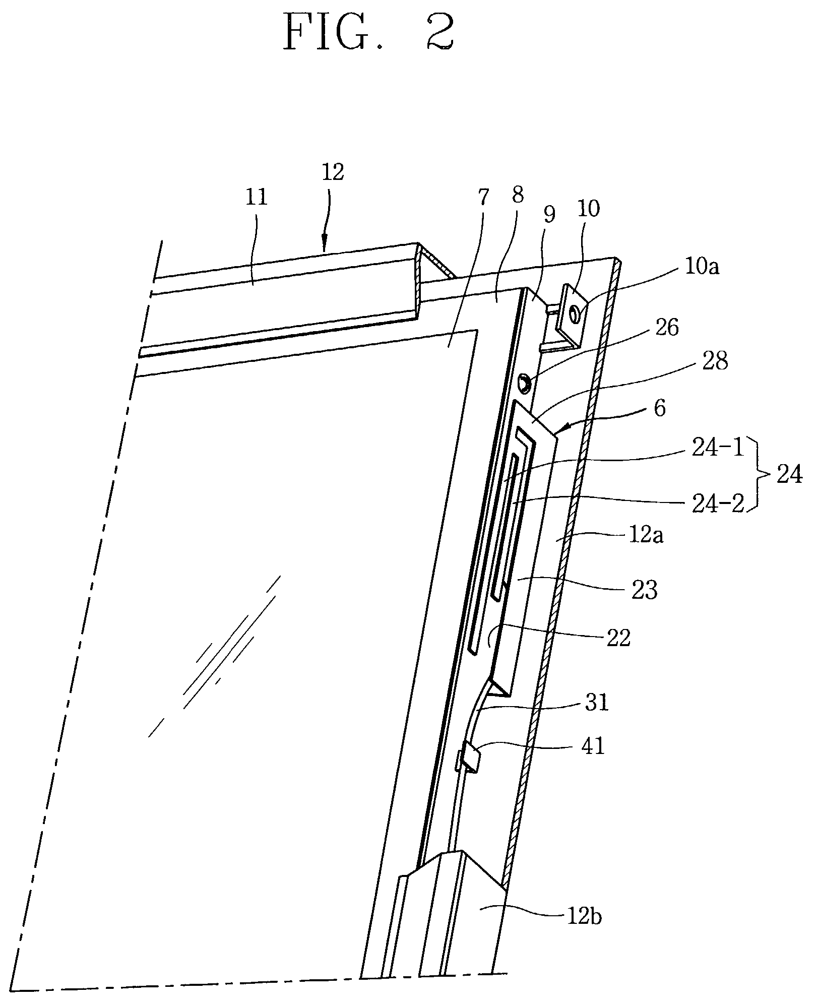 Multi-band antenna and notebook computer with built-in multi-band antenna