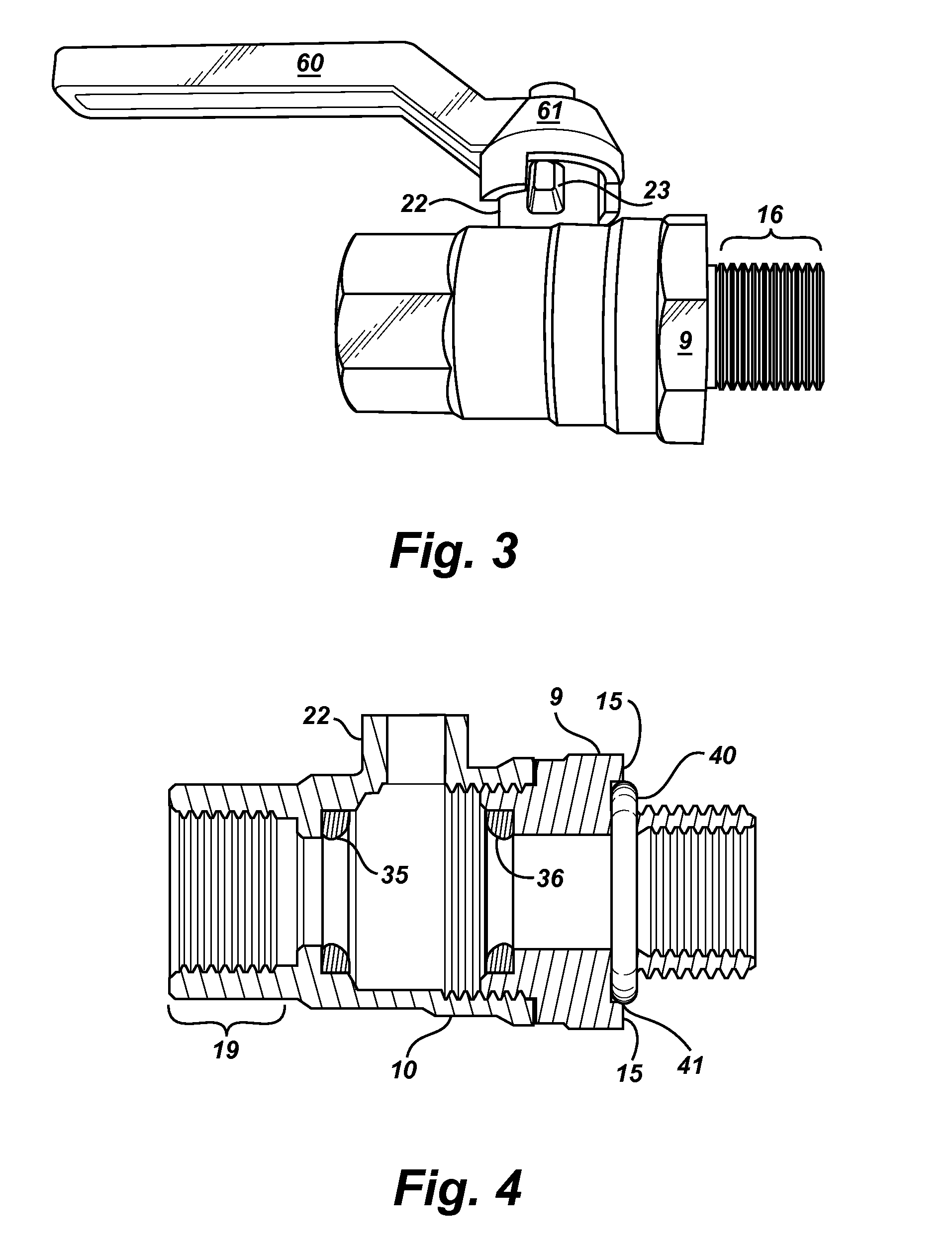 Kettle valve assembly with retained O ring