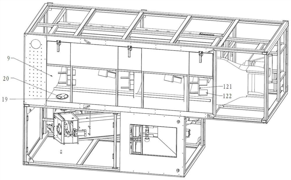 A full hydraulic fruit and vegetable processing equipment