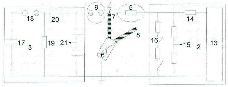 Alternating current, direct current and impulse joint superposition test method for extra-high voltage transmission level equipment used in high-altitude area