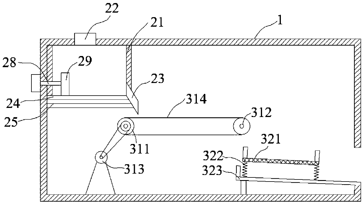 Silicon dioxide drying and impurity removing system