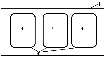 Electron beam welding method for dense rectangular ring welding lines of outer ring face