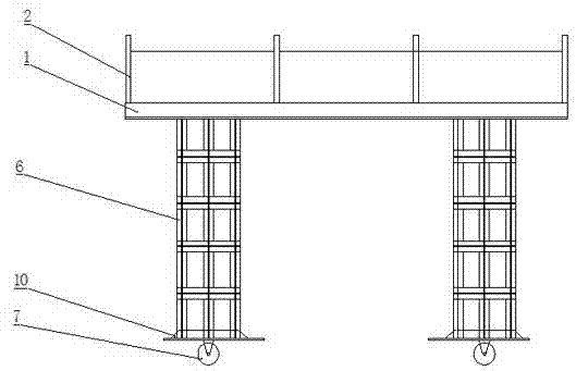 Ship stern boring platform