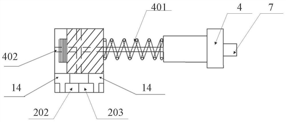 A testing device suitable for short protein fibers