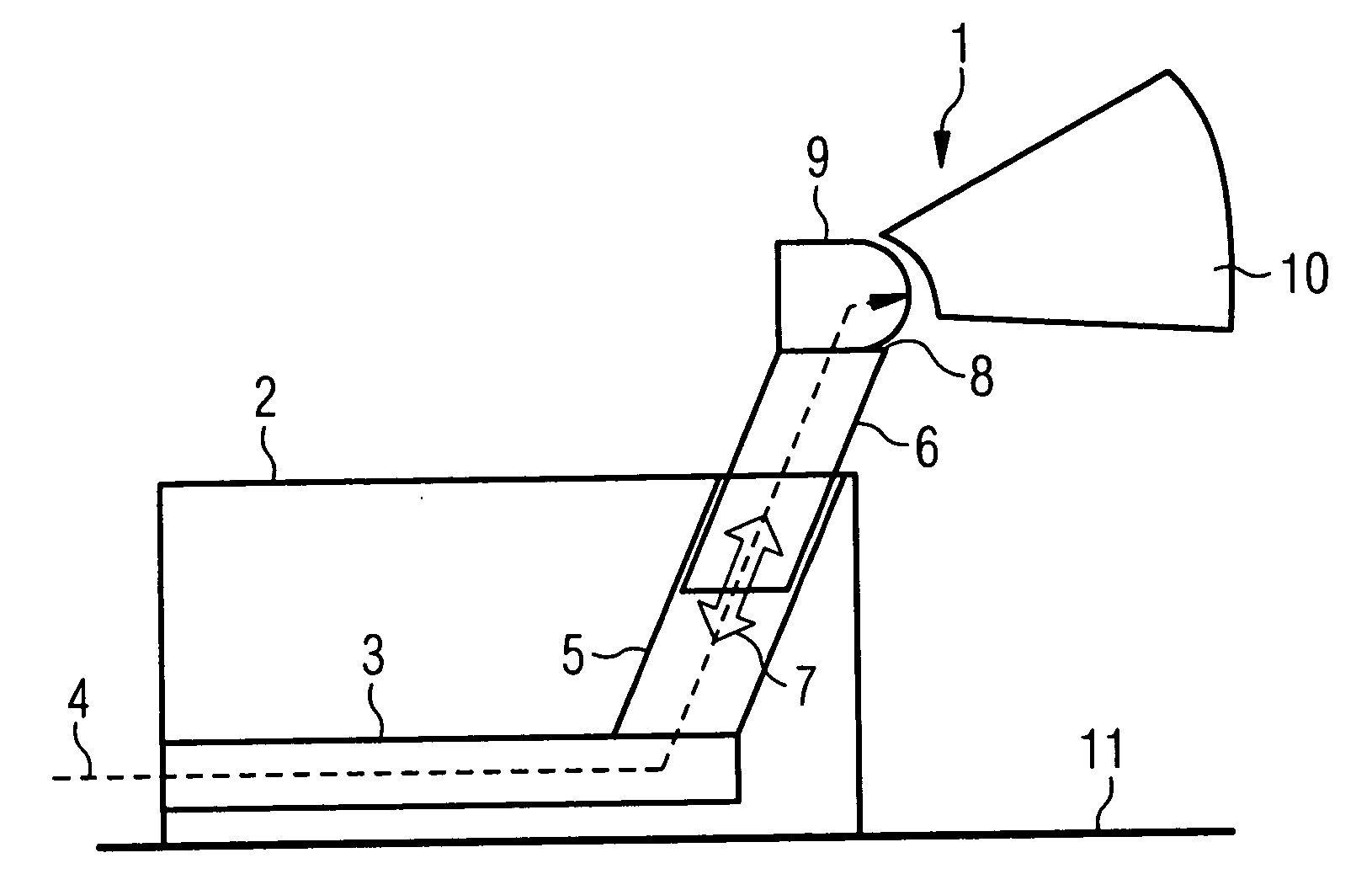 Ventilation device for the rear region of a motor vehicle