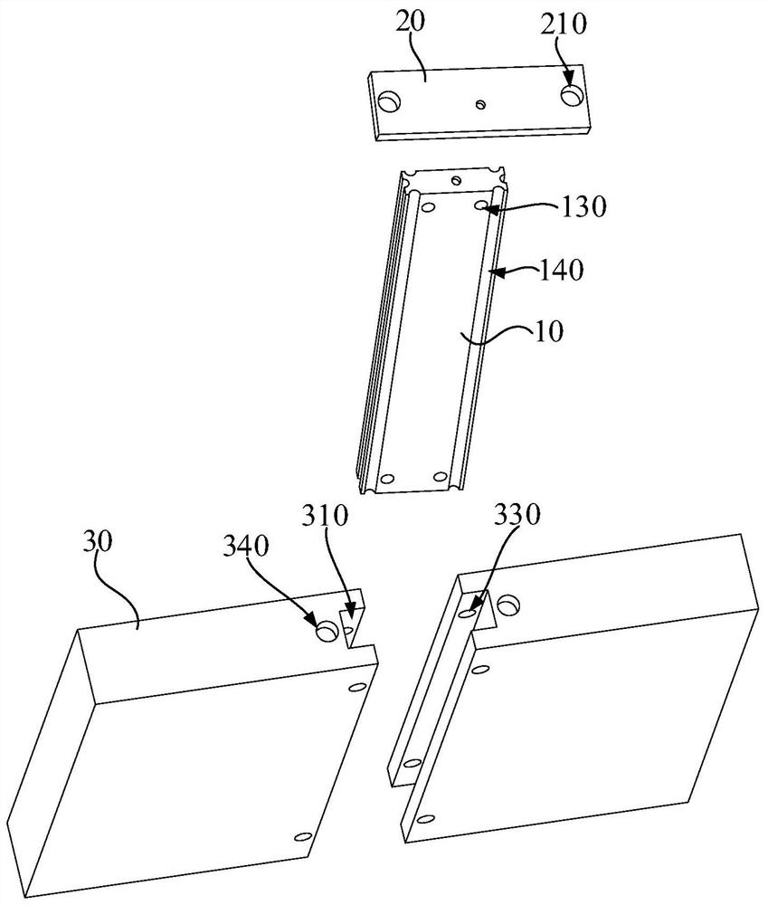 Prefabricated concrete dry-type connection method and prefabricated concrete wall