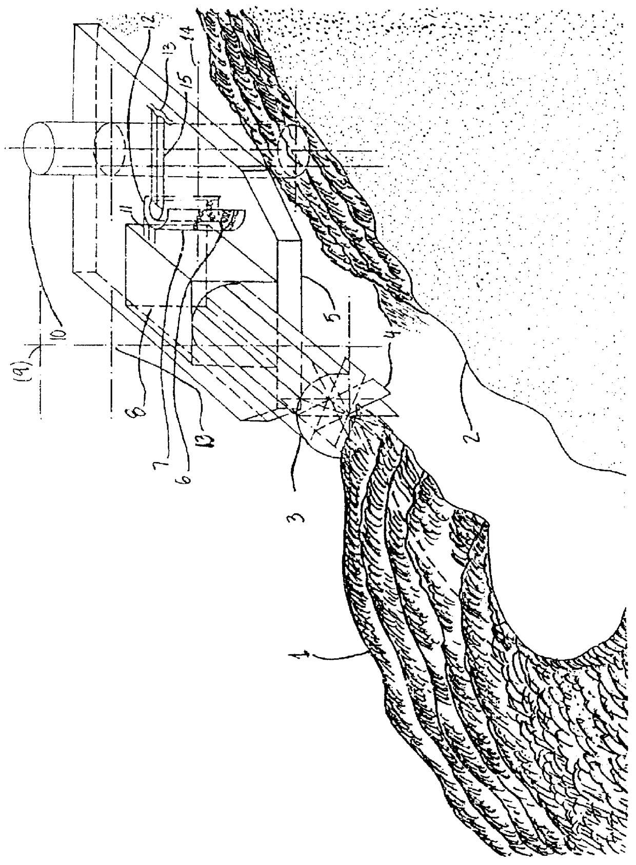 Surf-driven electrical apparatus