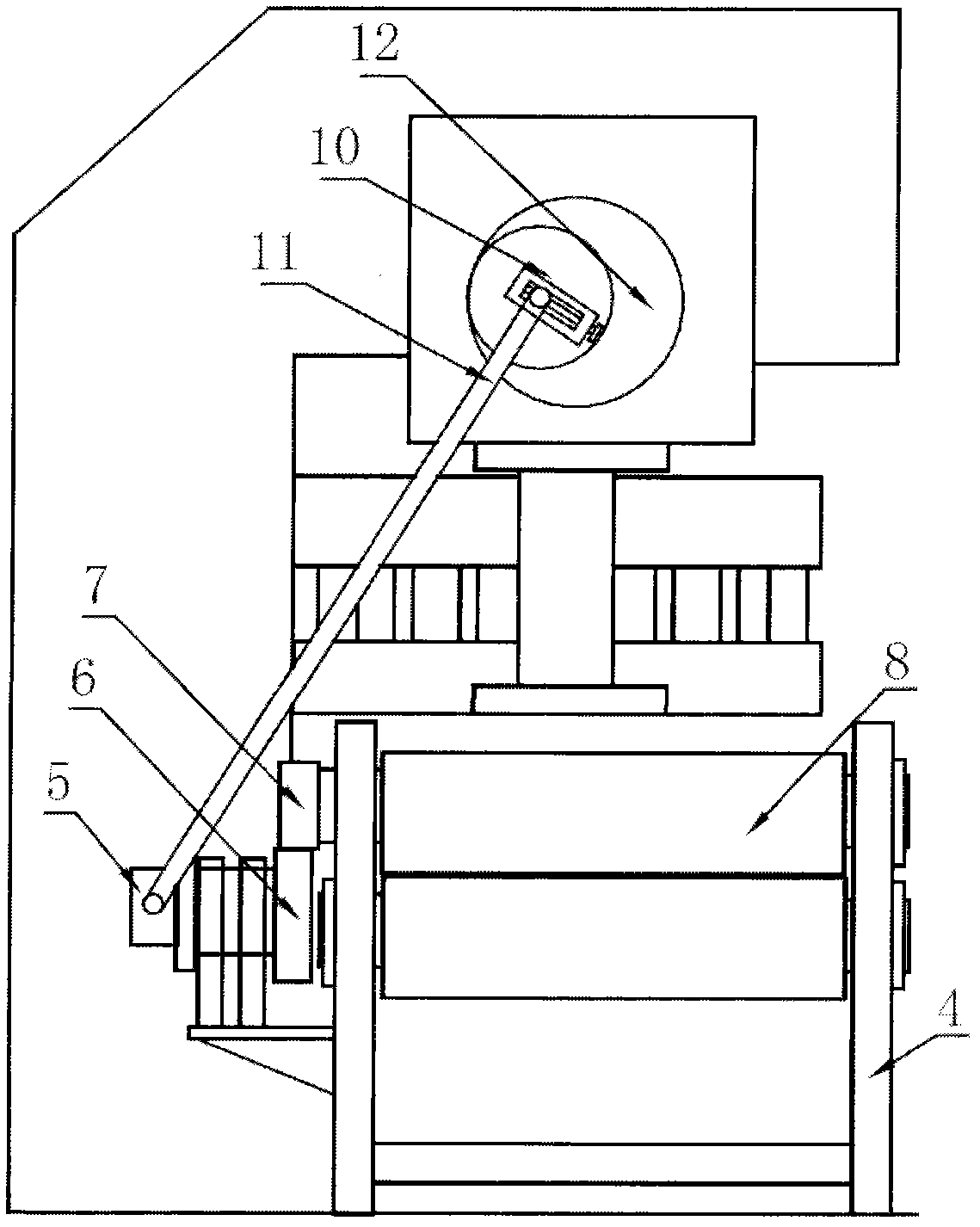 Stamping equipment for grid plates of lead-acid storage battery