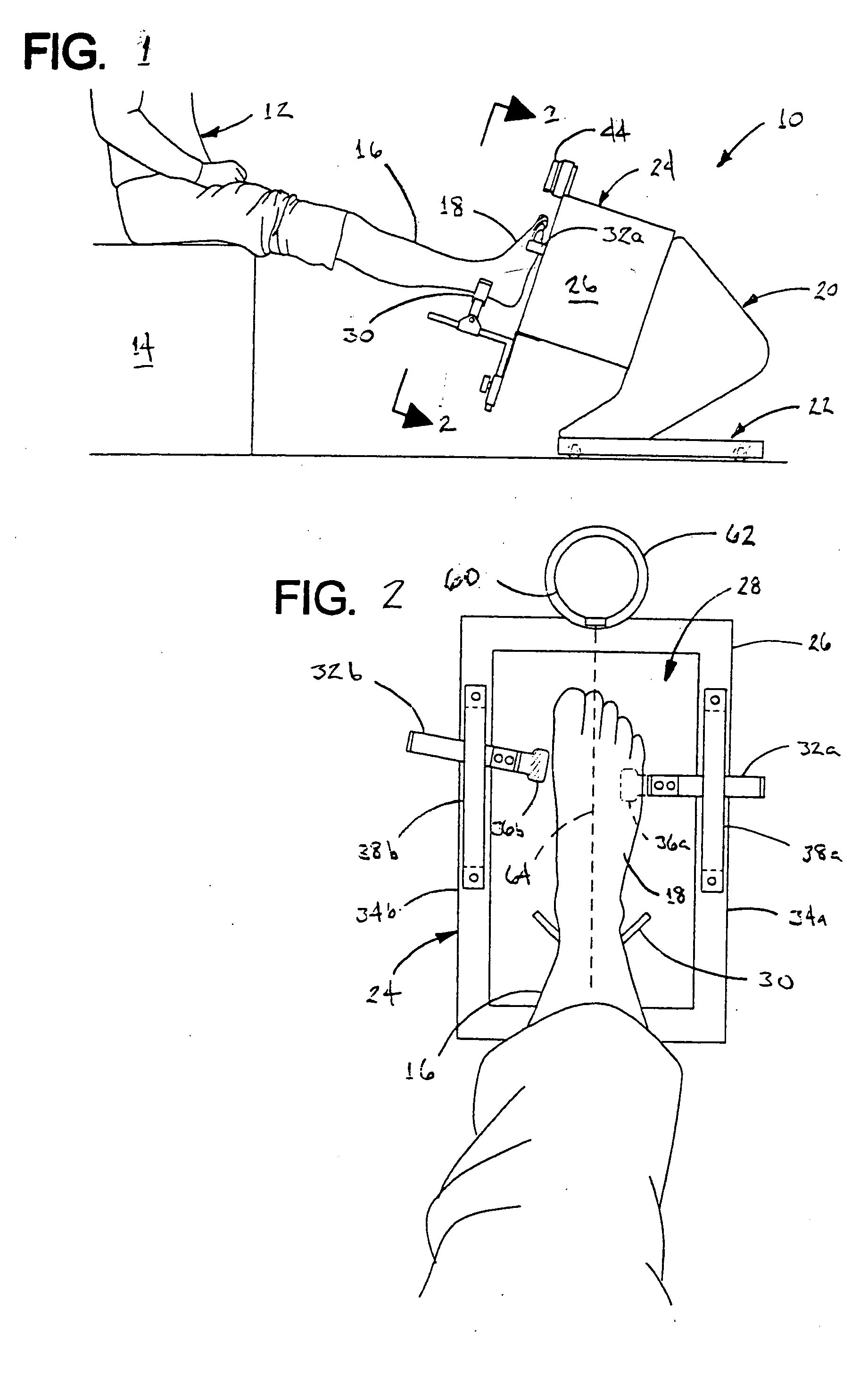 Apparatus and method for imaging feet