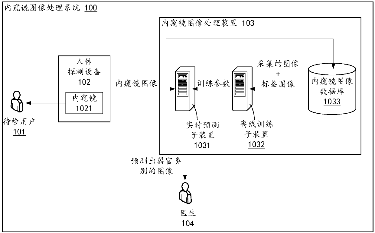 Endoscopic image processing method, apparatus, system, and storage medium