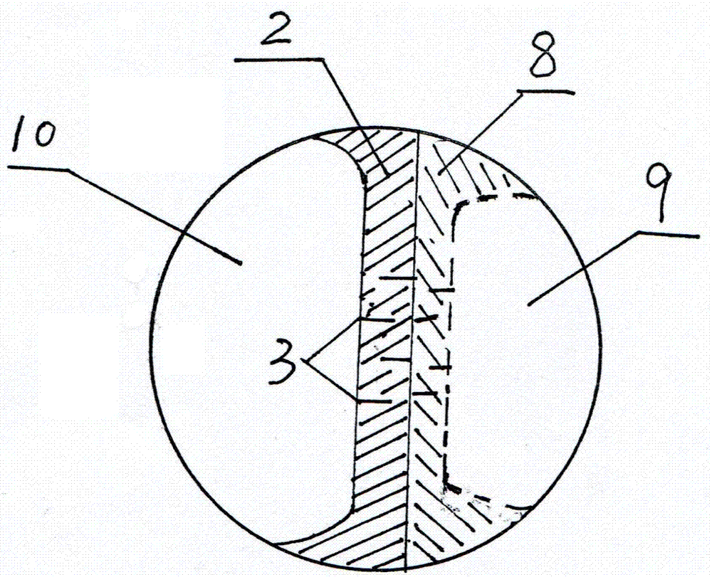 A cylinder head for a partitioned and stratified lean-burn engine