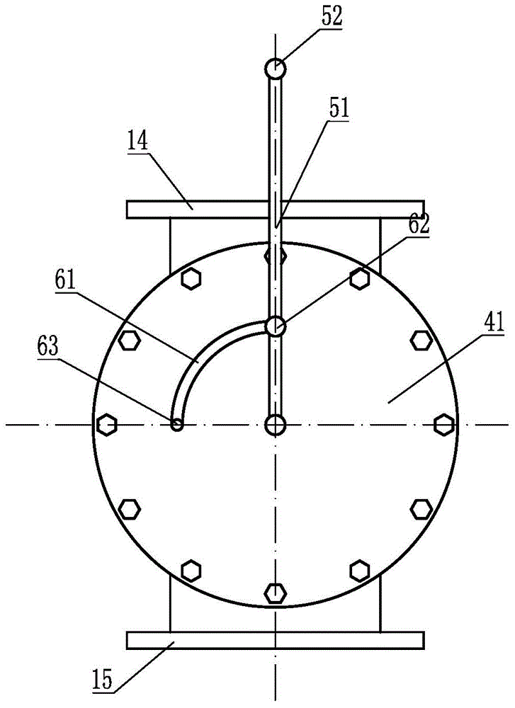 Sliding plate valve for dry-mixed mortar storage tank