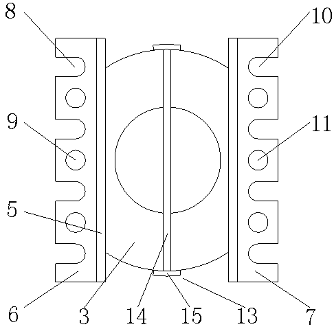 A transformer skeleton with shielding function