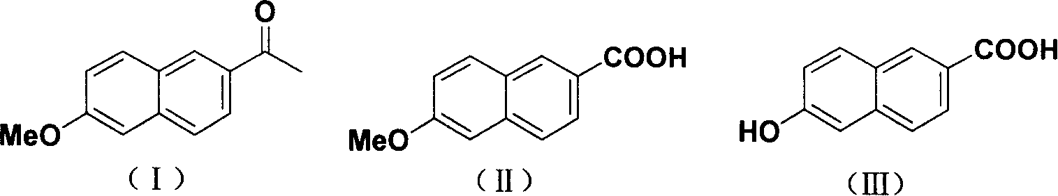 Method for synthesizing 6-hydroxy-2-naphthoic acid