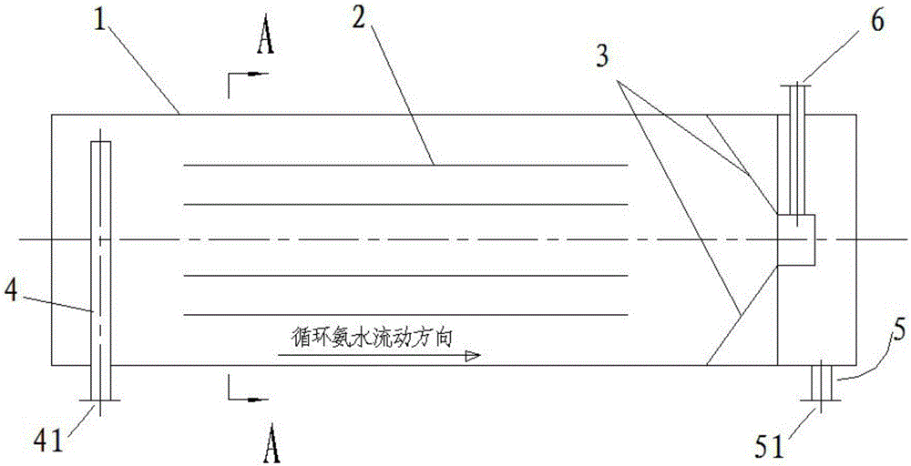 Ammonia water clarifying tank