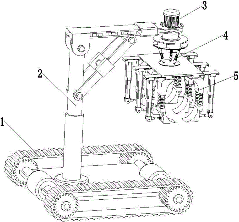 Hydraulic engineering pipe fitting stacking industrial robot