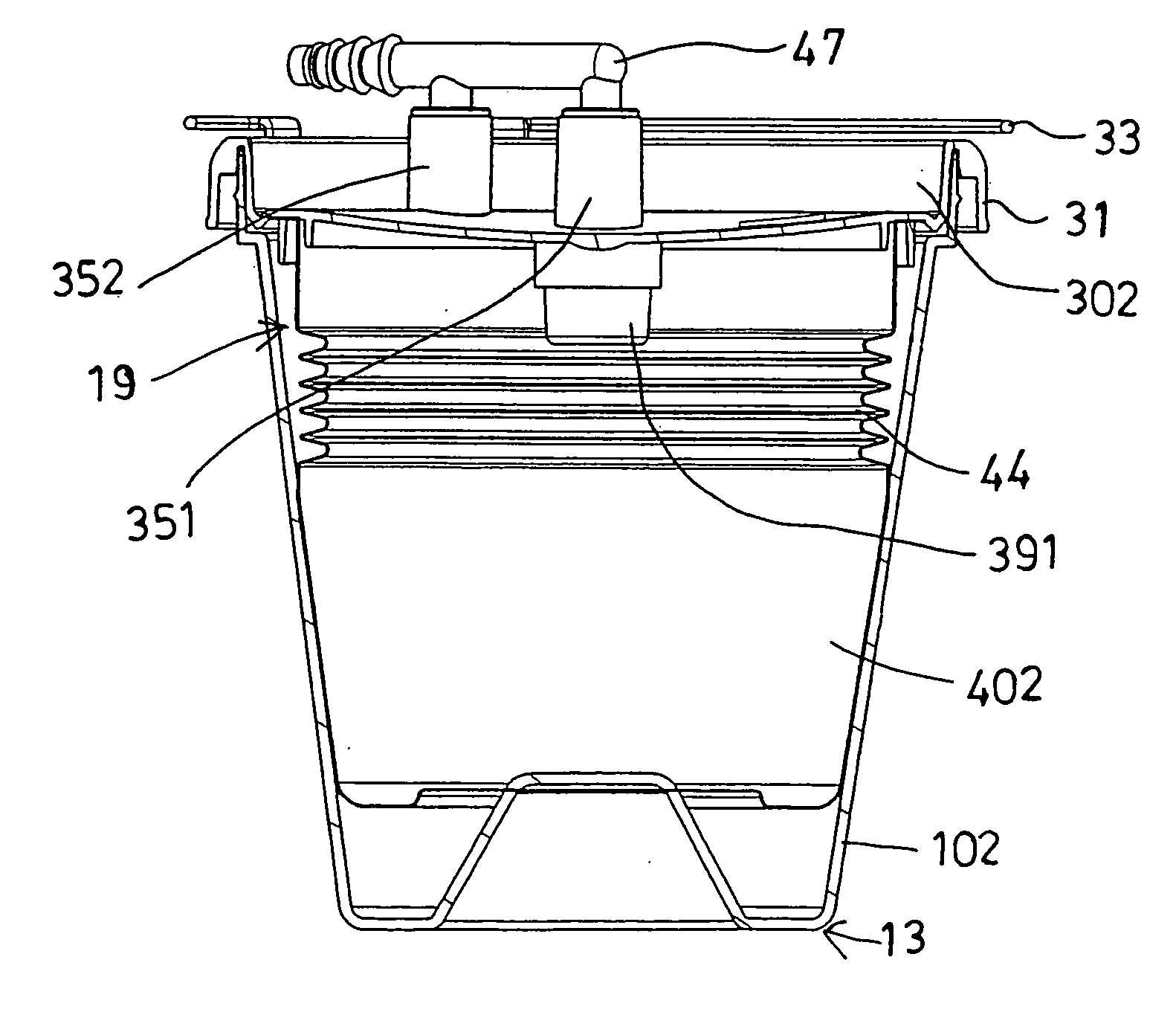 Sputum collecting device