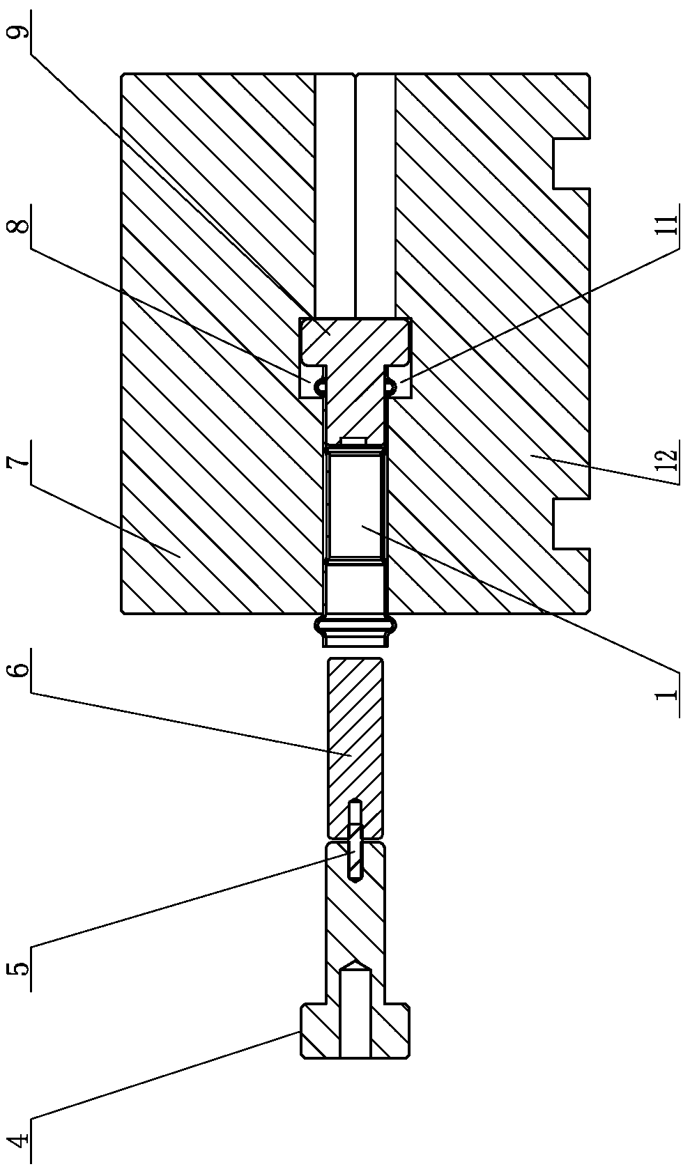 Stainless steel double-clamping-pressure adjustable direct joint and tee joint production die