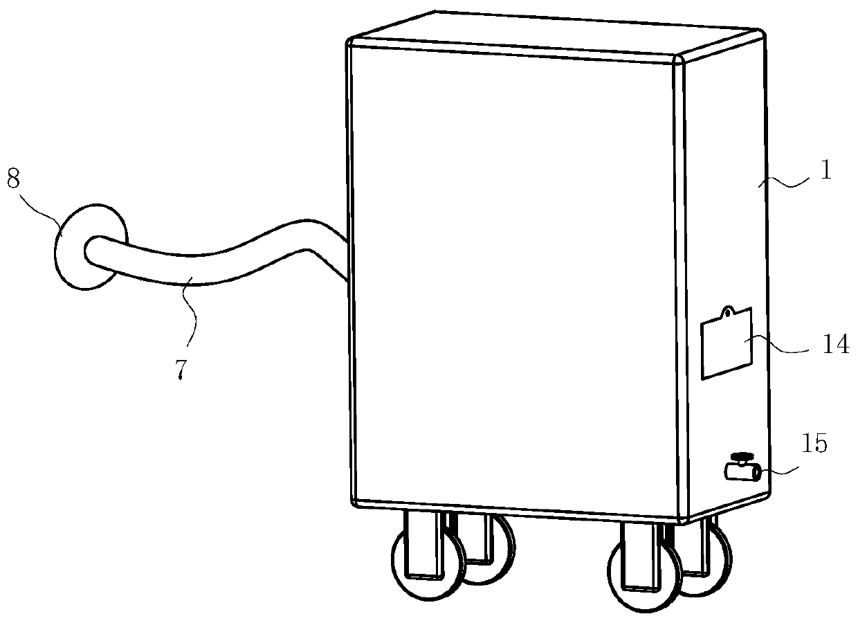 Liquid-containing hazardous chemical substance treatment method