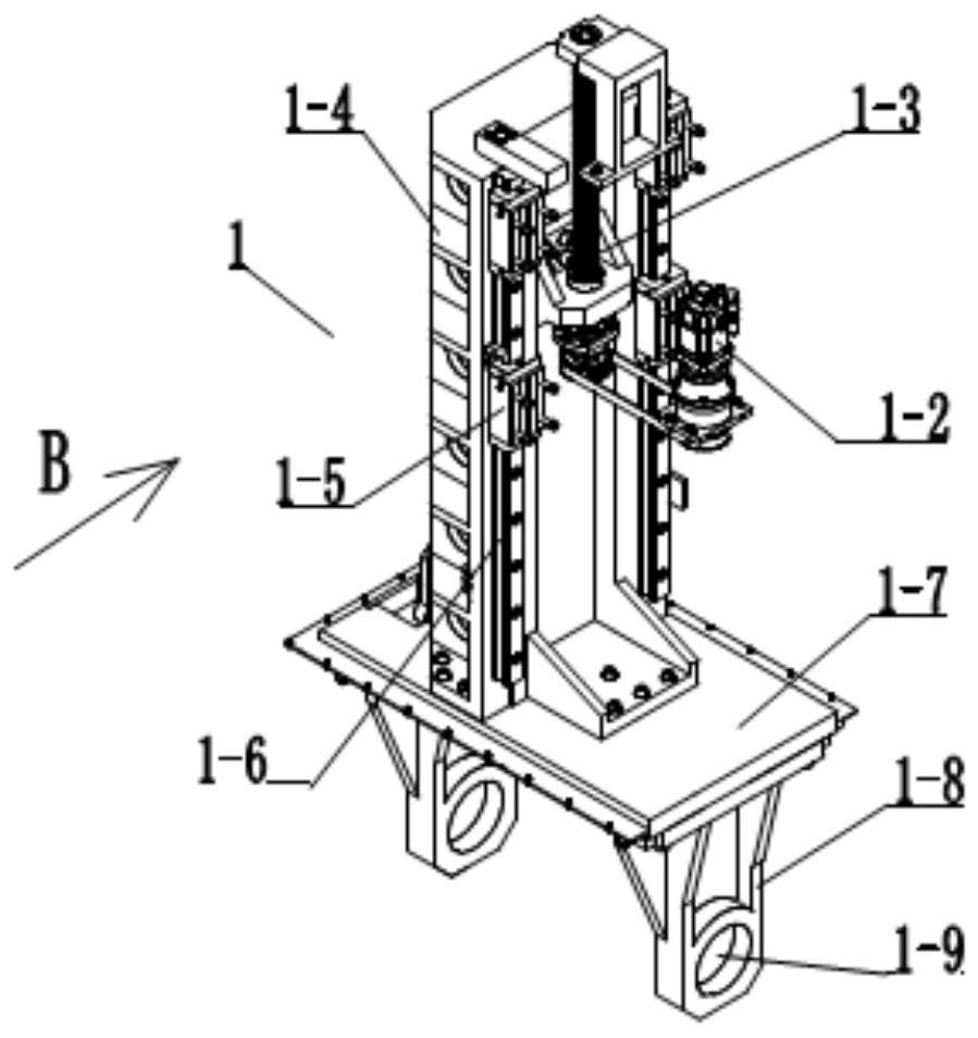 Inverted swing worktable of multi-line cutting machine