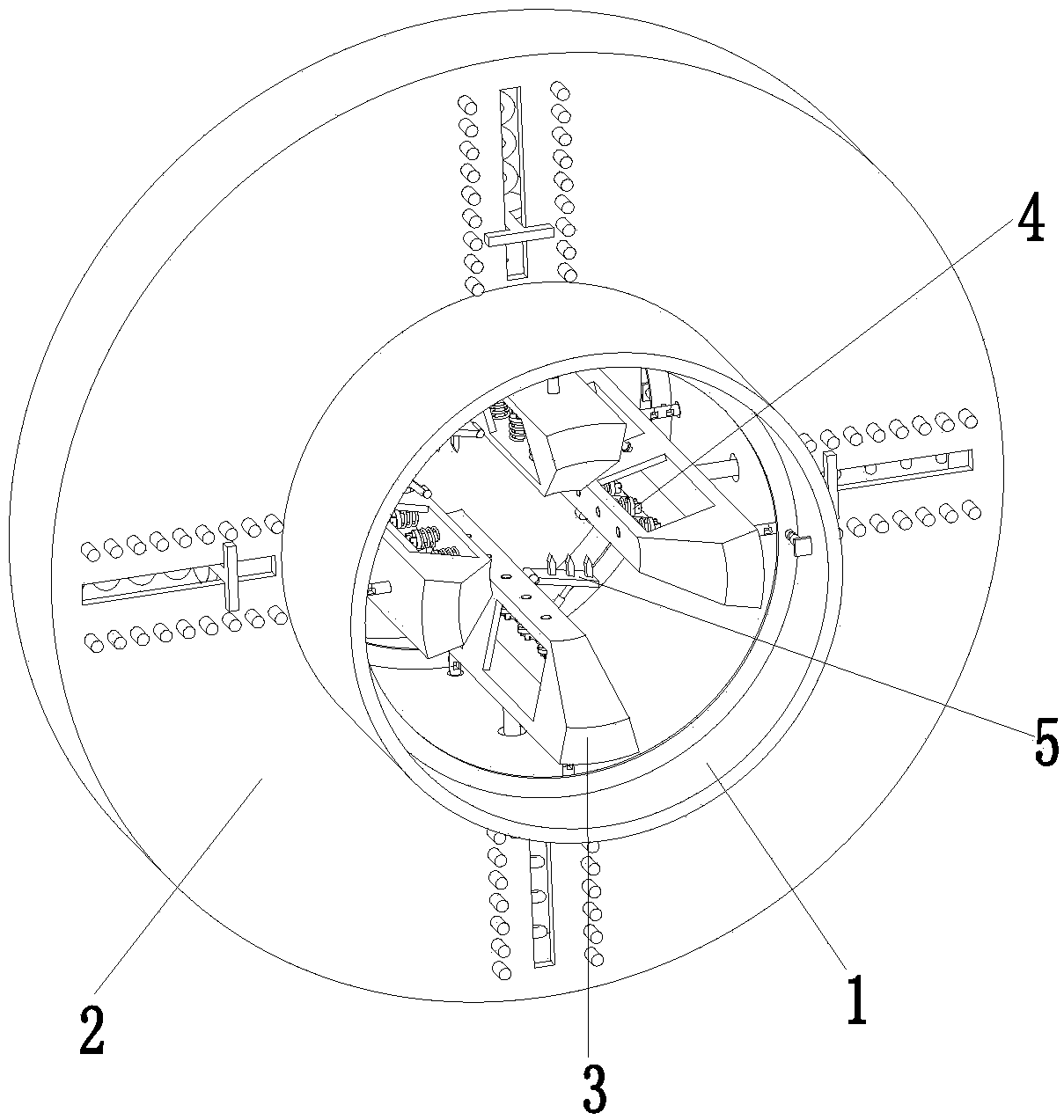 Intelligent repair detector used for round steel and detection and repair method thereof