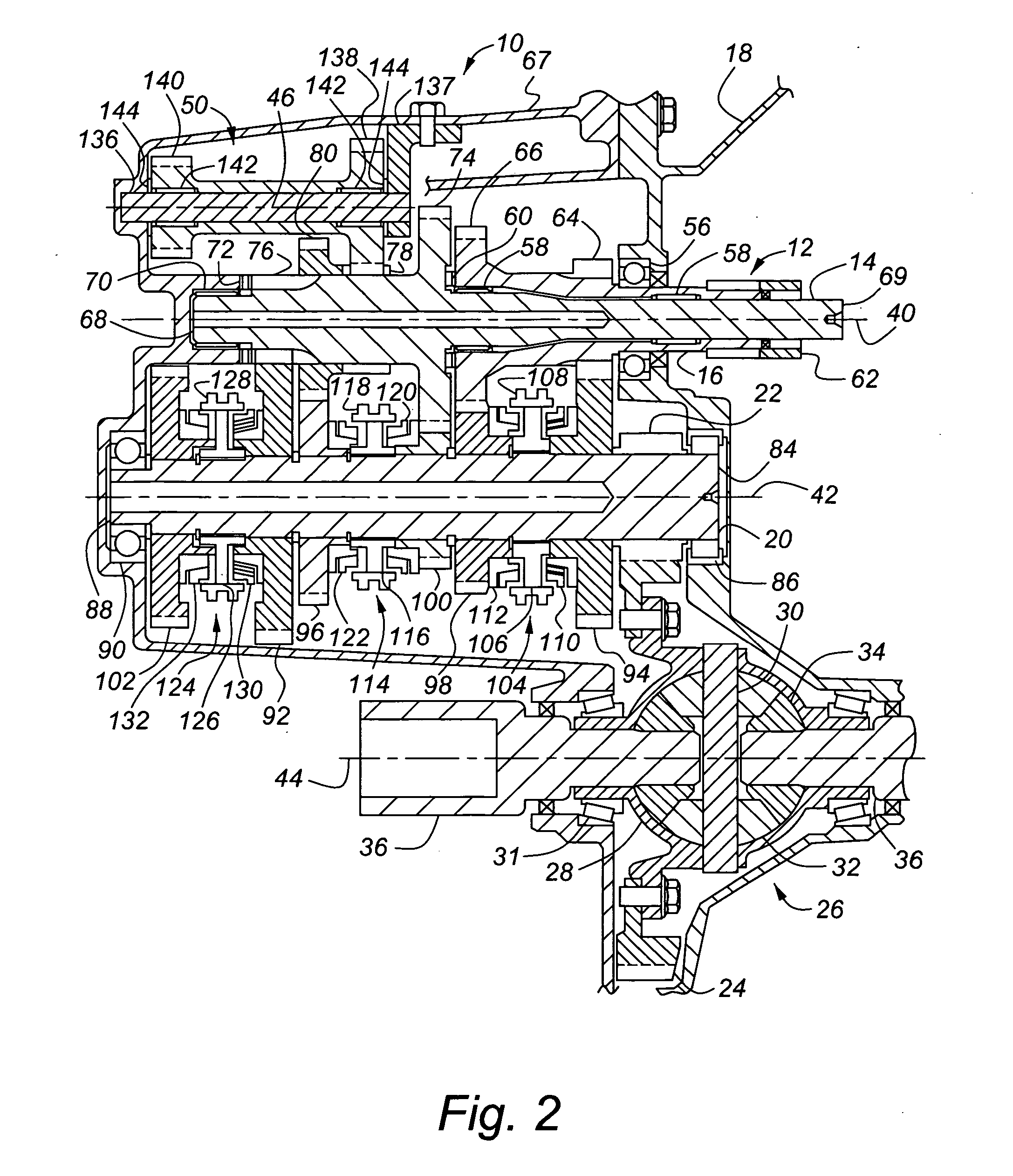 Dual input automatic transaxle