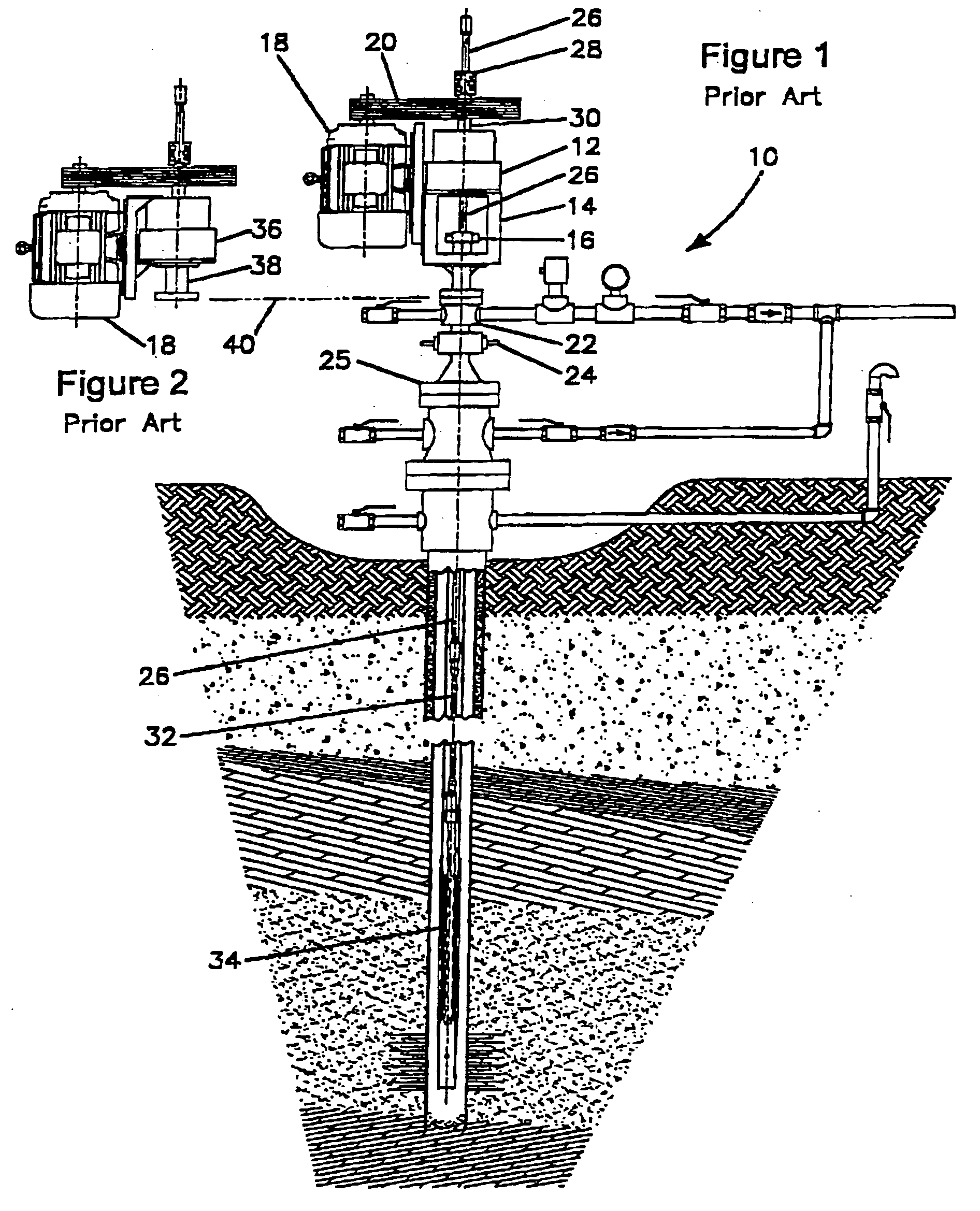 Pump drive head with stuffing box