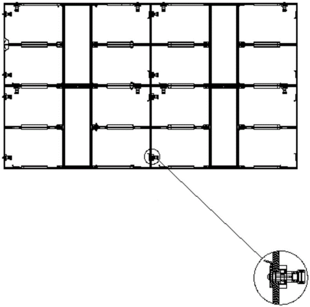 Spliced assembly and locking attaching module thereof