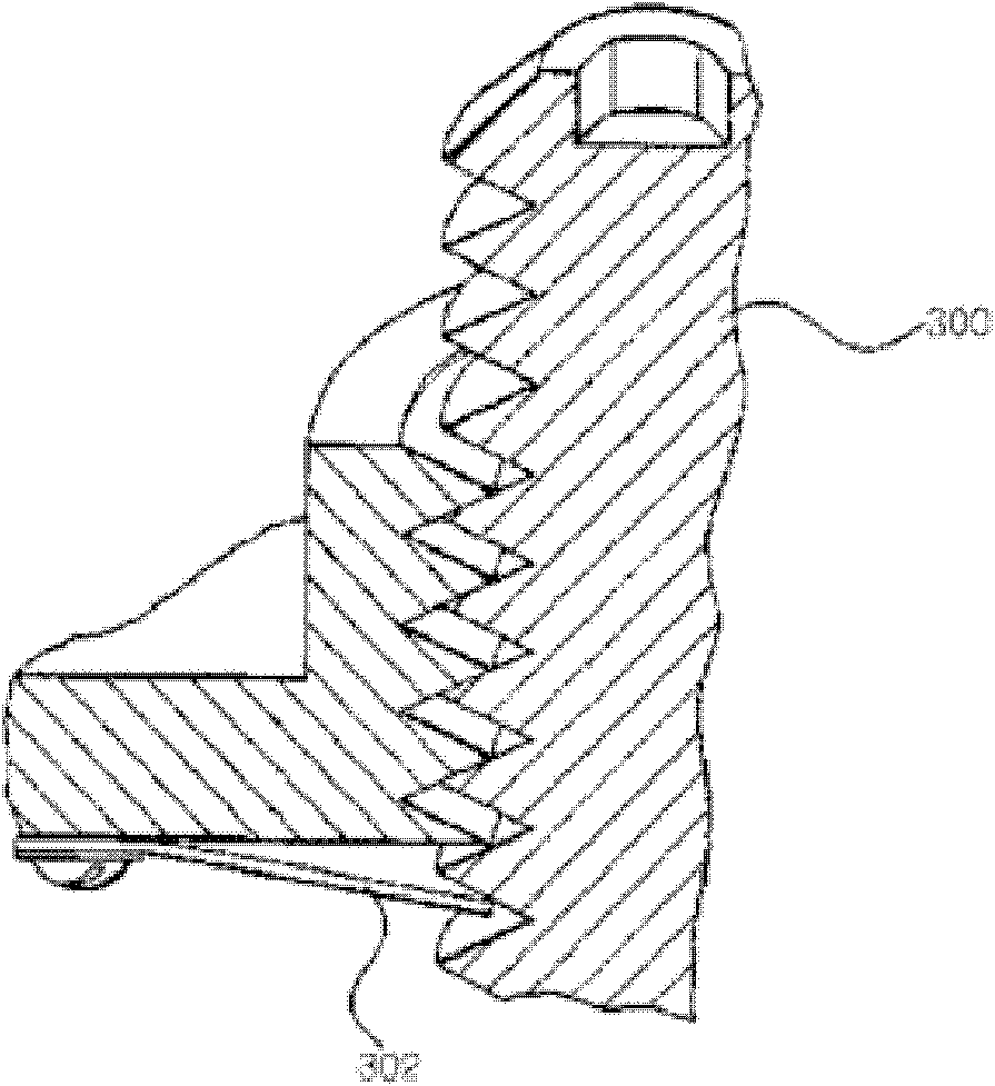 Tuning bolt ground connection structure and RF cavity filter including same