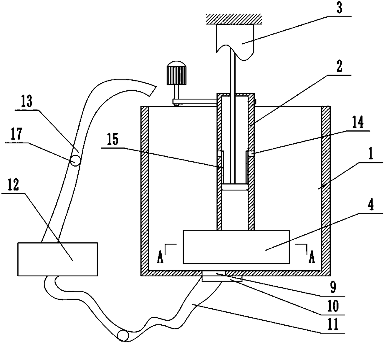 Carrot seed prickly hair removing device