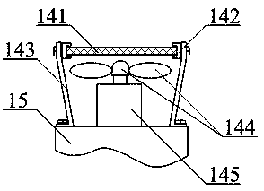 Efficient pipeline anti-corrosion treatment device