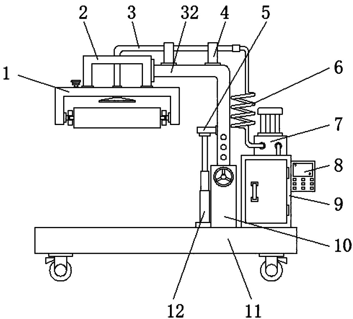 Textile cloth batting cleaning device