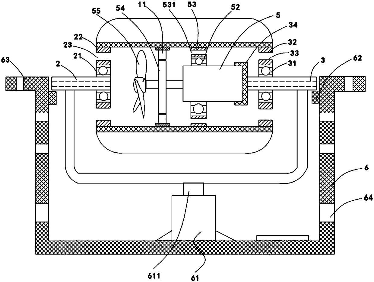 Self-steering power roller and package distribution device with same