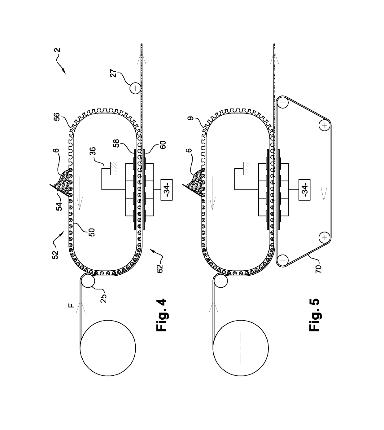 Apparatus and method for impregnation by transferring a powder into a porous substrate